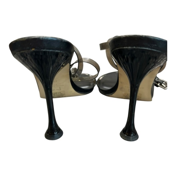 Marc Fisher LTD Calisty Sandal (Women) – Elegant Black Strappy Heels Size 7.5 - Picture 5 of 11